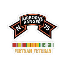Load image into Gallery viewer, Kiss-Cut Stickers - SOF - N Company Scroll - Vietnam Veteran w VN SVC
