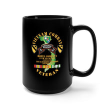 Load image into Gallery viewer, Black Mug 15oz - Army - Vietnam Combat Veteran - H Co 75th Inf Ranger - 1st Cav Div X 300

