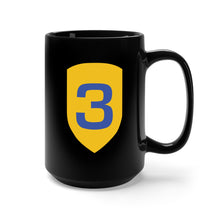 Load image into Gallery viewer, Black Mug 15oz - SSI - 3rd Cavalry Division X 300

