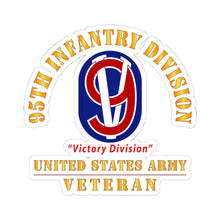 Load image into Gallery viewer, Kiss-Cut Stickers - Army - SSI - 95th Infantry Division - Victory Division - US Army Veteran X 300
