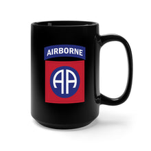 Load image into Gallery viewer, Black Mug 15oz - SSI - 82d Airborne Division X 300
