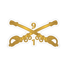 Load image into Gallery viewer, Kiss-Cut Stickers - Army - 1st Battalion, 9th Cavalry Branch wo Txt
