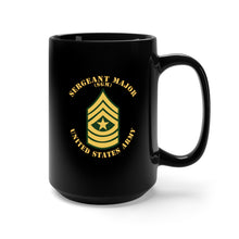 Load image into Gallery viewer, Black Mug 15oz - Army - Sergeant Major - SGM - Flat X 300
