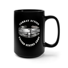 Load image into Gallery viewer, Black Mug 15oz - Army - CAB - 1st Award - Silver
