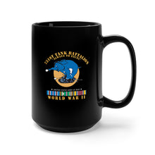 Load image into Gallery viewer, Black Mug 15oz - 751st Tank Battalion - Always to Excel - w PP - WWII  EU SVC
