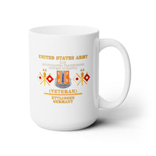 Load image into Gallery viewer, White Mug 15oz - Army - 44th Signal Bn  - 31M  - US Army - Veteran - Ettlingen GE X 300
