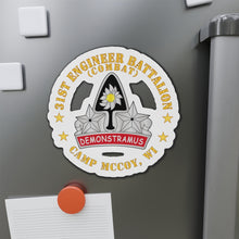 Load image into Gallery viewer, Die-Cut Magnets - Army - 31st Engineer Battalion (Combat) - Camp McCoy, WI
