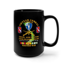 Load image into Gallery viewer, Black Mug (11oz, 15oz) - 5th Bn 46th Infantry - 198th Infantry Bde w VN SVC
