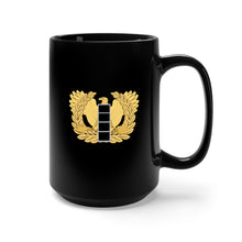 Load image into Gallery viewer, Black Mug 15oz - Army - Chief Warrant Officer - W04 - Flat - Eagle and Bar wo txt X 300
