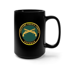 Load image into Gallery viewer, Black Mug 15oz - Army - Military Police - Branch - Veteran X 300
