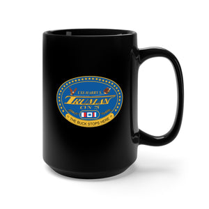 Black Mug 15oz - USS Truman (CVN 75) X 300
