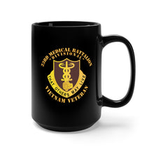 Load image into Gallery viewer, Black Mug 15oz - 23rd Medical Battalion w no SVC Ribbon wo DS X300
