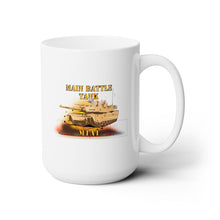 Load image into Gallery viewer, White Ceramic Mug 15oz - Army - Main Battle Tank - M1A1 X 300
