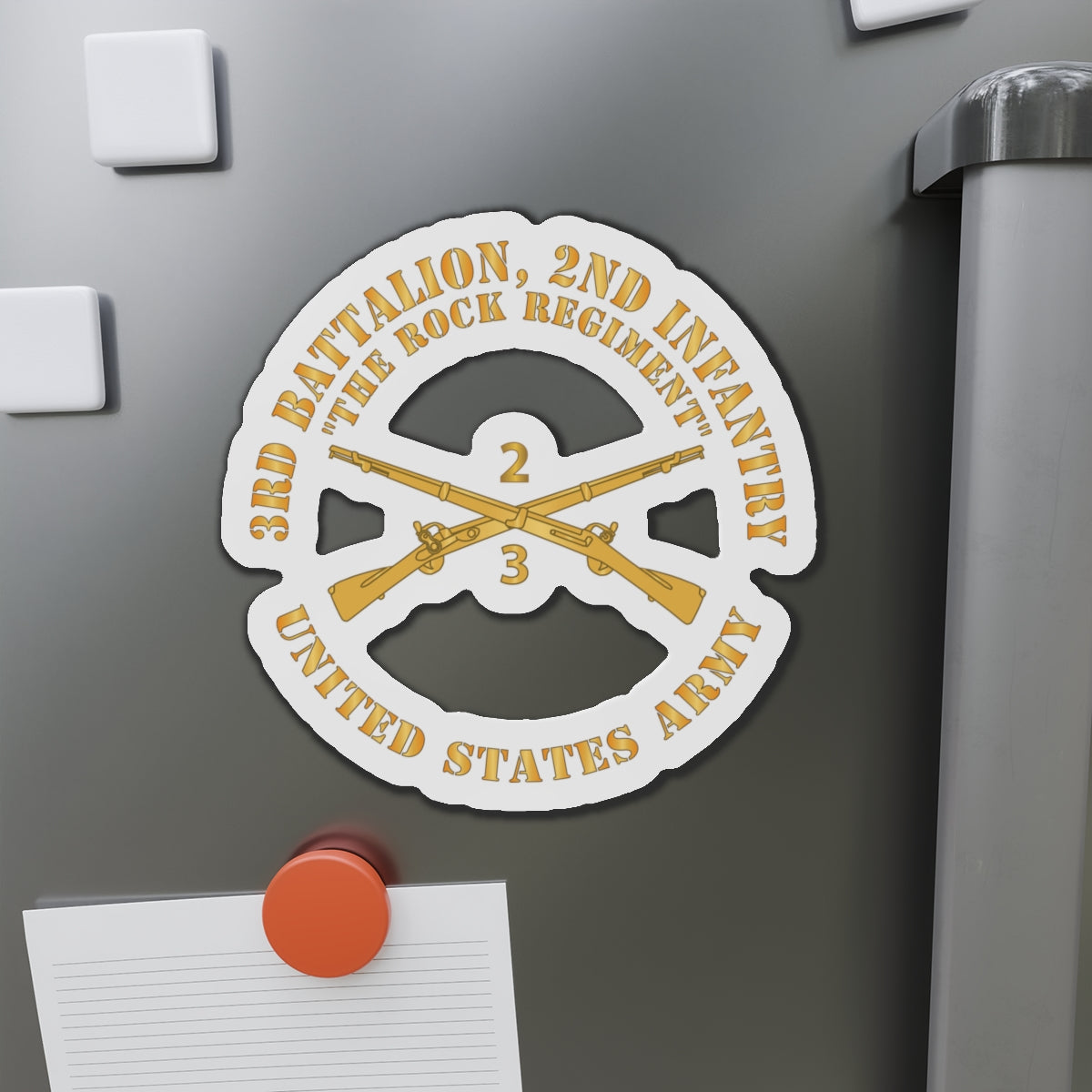 Die-Cut Magnets - Army - 3rd Battalion, 2nd Infantry Regiment Branch ...
