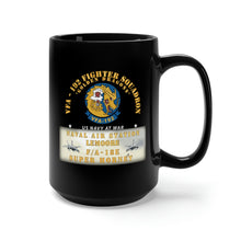 Load image into Gallery viewer, Black Mug 15oz - VFA - 192 - Golden Dragons - FA 18e Super Hornet Nas Lemoore X 300
