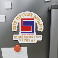 Load image into Gallery viewer, Die-Cut Magnets - Army - SSI - 69th Infantry Division - Fighting Sixty-Ninth - US Army Veteran X 300
