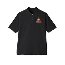 Load image into Gallery viewer, Men's Piqué Polo - 50th Armored Division - Jersey Blues wo Txt

