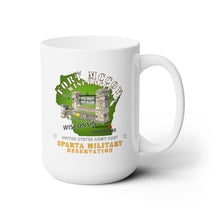 Load image into Gallery viewer, White Mug 15oz - Army - Ft McCoy WI - Sparta Military Resv - White
