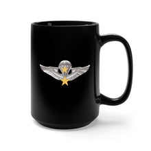 Load image into Gallery viewer, Black Mug 15oz - Badge - Vietnam Senior X 300
