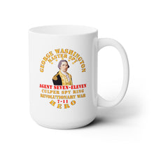 Load image into Gallery viewer, White Ceramic Mug 15oz - Govt - George Washington - Master Spy
