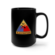 Load image into Gallery viewer, Black Mug 15oz - SSI - 761st Tank Batalion w Name Tape X 300
