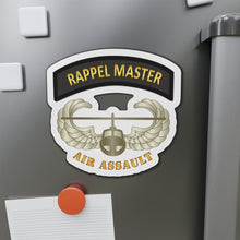 Load image into Gallery viewer, Die-Cut Magnets - Army - Rappel Master Tab w Air Assault Badge
