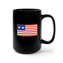 Load image into Gallery viewer, Black Mug 15oz - Flag - Western Forces - 2 Star Flag X 300

