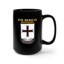 Load image into Gallery viewer, Black Mug 15oz - 8th Medical Battalion - DUI  X 300
