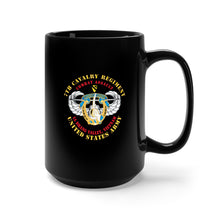 Load image into Gallery viewer, Black Mug 15oz - Army - Air Assault - 7th Cav - IA Drang
