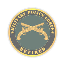 Load image into Gallery viewer, Kiss - Cut Stickers - Army - Military Police - Branch - Retired X 300

