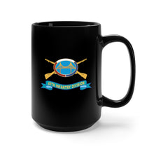 Load image into Gallery viewer, Black Mug 15oz - 49th Infantry Division -  HQ Headquarters - w Br - DUI - Ribbon X 300
