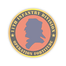 Load image into Gallery viewer, Kiss - Cut Stickers - Army - 11th Infantry Division - Operation Fortitude X 300
