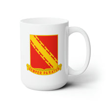 Load image into Gallery viewer, White Ceramic Mug 15oz - Army - 52nd Air Defense Artillery Regiment wo Txt
