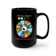 Load image into Gallery viewer, Black Mug 15oz - Zodiac Signs X 300

