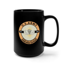 Load image into Gallery viewer, Black Mug 15oz - Airborne Ranger - US Army - Colonel Kent Miller
