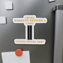 Load image into Gallery viewer, Die-Cut Magnets -SSI - Army - Chief Warrant Officer 6 - CW06 - Flat - X 300
