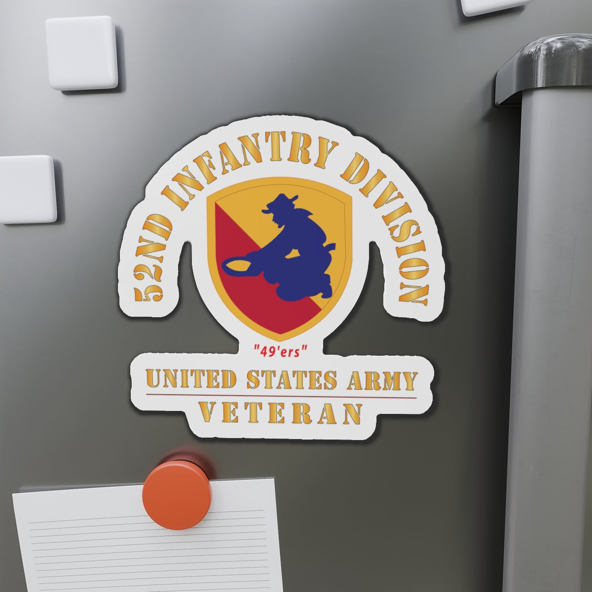 Die-Cut Magnets - Army - SSI - 52nd Infantry Division (1946-1947) - 49 ...
