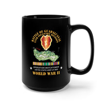 Load image into Gallery viewer, Black Mug 15oz - 25th Infantry Division - WWII - Guadalcanal X 300
