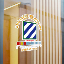 Load image into Gallery viewer, Kiss-Cut Vinyl Decals - Army - 3rd ID - Korean War w KOREA War SVC
