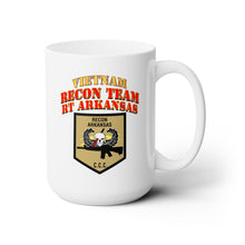Load image into Gallery viewer, White Ceramic Mug 15oz - RECON TEAM -  Recon Team - RT Arkansas
