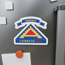 Load image into Gallery viewer, Die-Cut Magnets - 7th United States Army  w 7 Steps Hell w Scroll X 300
