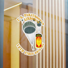 Load image into Gallery viewer, Kiss-Cut Vinyl Decals - Army - US Paratrooper - 18th Fires Brigade
