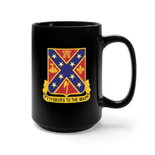 Load image into Gallery viewer, Black Mug 15oz - 107th Field Artillery Regiment- Battalion - DUI wo Txt X 300
