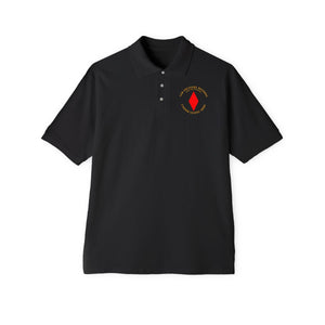 Men's Piqué Polo - 5th Infantry Division - US Army