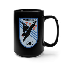 Load image into Gallery viewer, Black Mug 15oz - 505th Parachute Infantry Regiment - SSI wo Txt X 300
