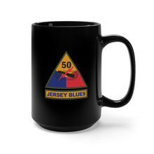 Load image into Gallery viewer, Black Mug 15oz - SSI - 50th Armored Division w Name Tape X 300
