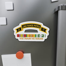 Load image into Gallery viewer, Die-Cut Magnets - Army - Troop D 17th Cav Long Range Patrol Vietnam Vet w VN SVC X 300
