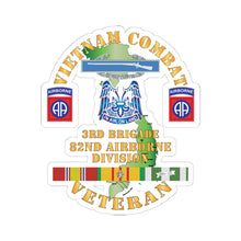Load image into Gallery viewer, Kiss-Cut Stickers - Army - Vietnam Combat Vet - 3rd Bde Cbt Team, 82nd Airborne Div - PANTHERS - VN SVC  X 3
