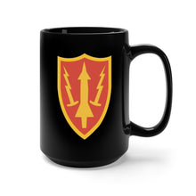 Load image into Gallery viewer, Black Mug 15oz - SSI - United States Army Air Defense Artillery Command - ARADCOM - WWII wo Txt X 300
