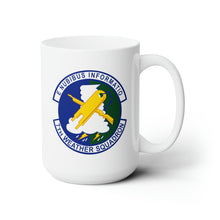 Load image into Gallery viewer, White Ceramic Mug 15oz - USAF - 7th Combat Weather Squadron wo Txt
